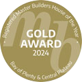 2024 Master Builders Bay of Plenty & Central PlateauHouse of the Year – Gold Award ($1-$1.5m category) award logo